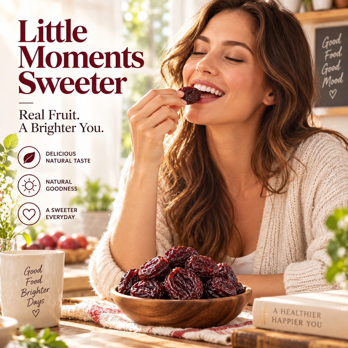 Premium Red Plum Fruit – Naturally Sweet, Tangy & Richly Fruity-IVY