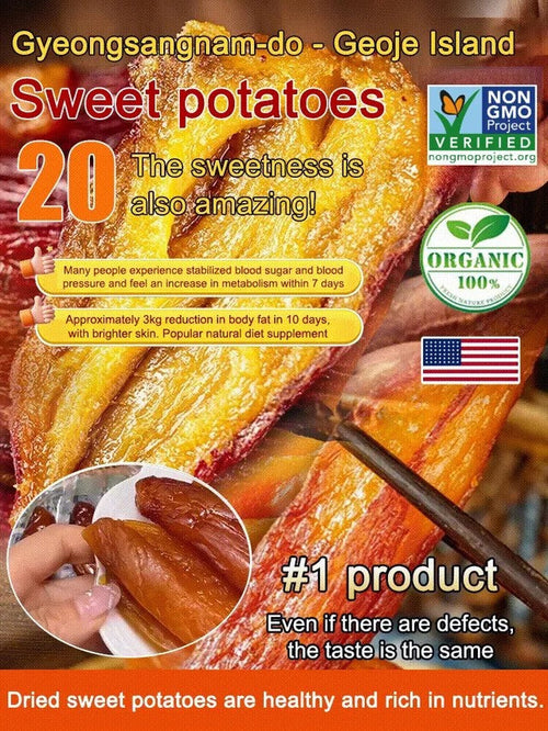 Soft and Sweet Skin-On Dried Sweet Potato-Lynn