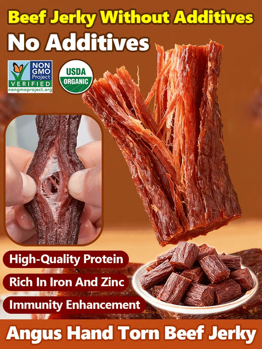 Add high-protein pure beef jerky-Lynn