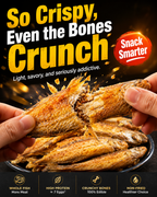High-protein ready-to-eat deep-sea fish crisps-Lynn