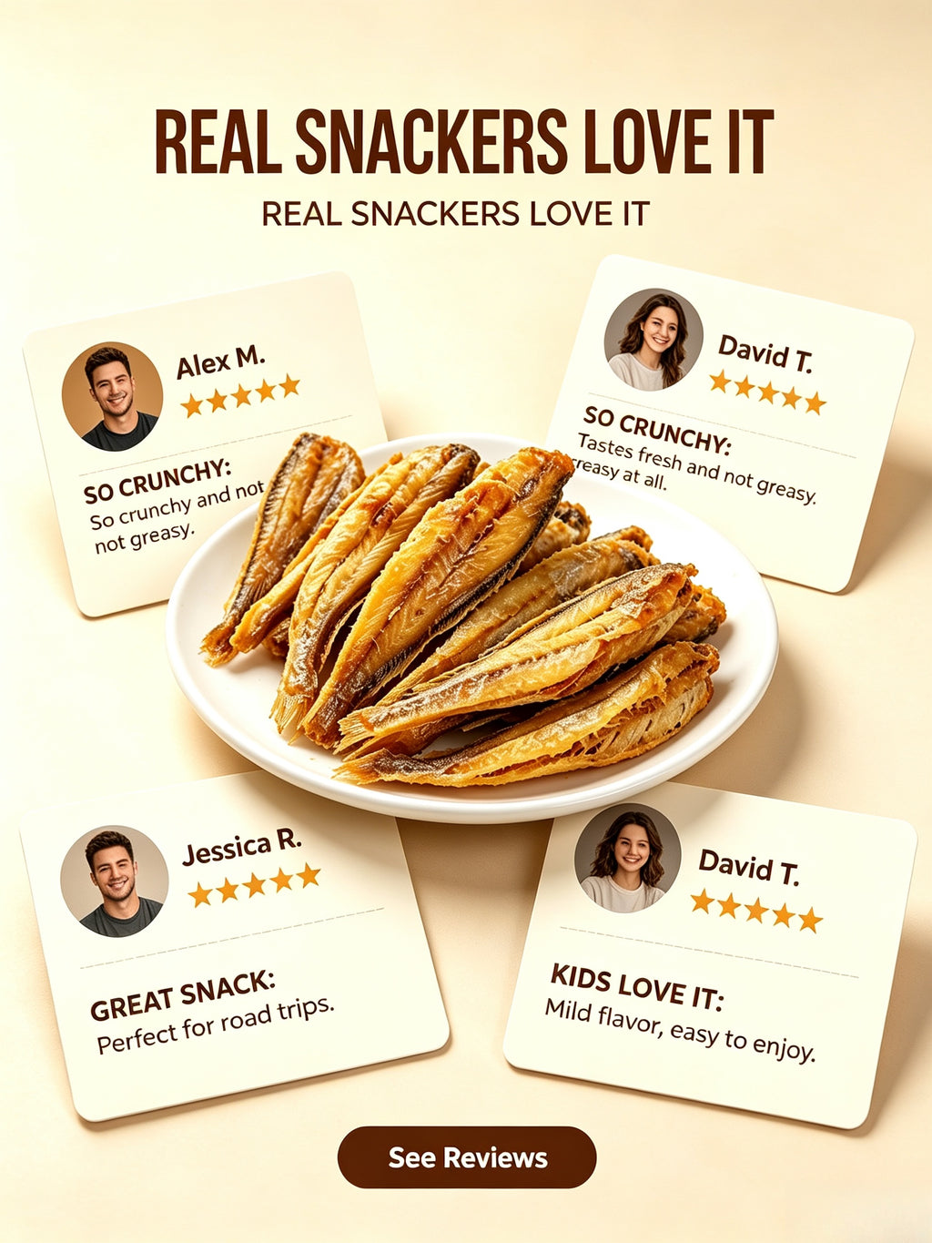Whole Fish Protein Crisps – Bold, Savory Deep-Sea Crunch-Lynn