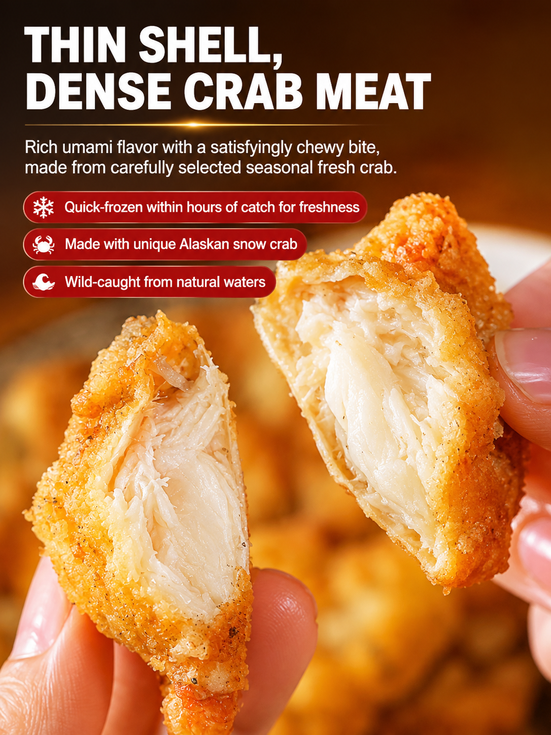 🦀Whole Snow Crab Crunch – Bold, Savory & Seriously Satisfying-Lynn