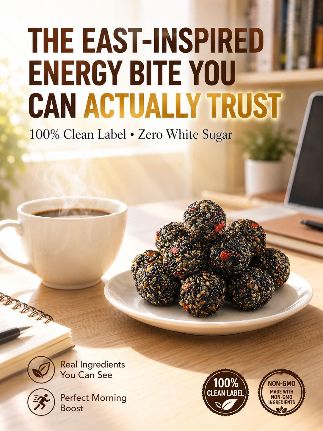 Black Sesame Walnut Date Bites-Lynn