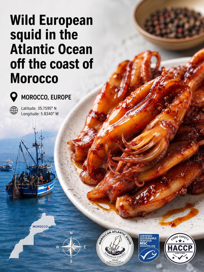 🦑BBQ Roasted Whole Squid Snack – Ready to Eat, Individually Wrapped-Lynn