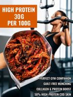 🌶️Premium Crispy Spicy Cod Skin Snack | Crunchy Seafood Chips-Lynn