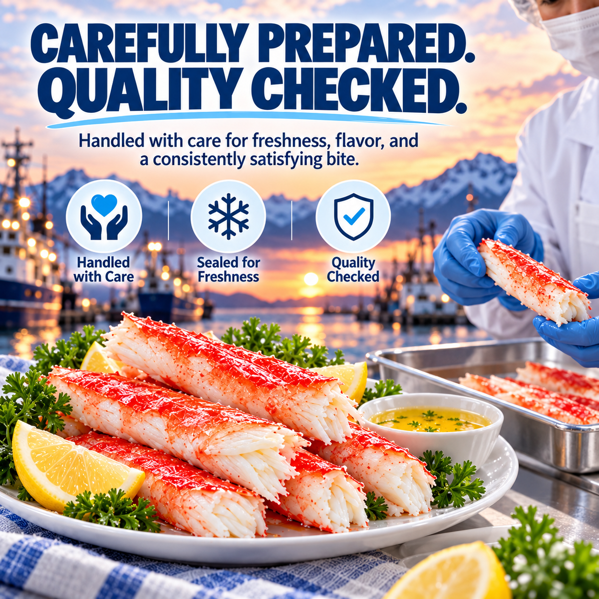 ⭐Premium King Crab Sticks – One Bite and You’ll Understand the Hype-IVY