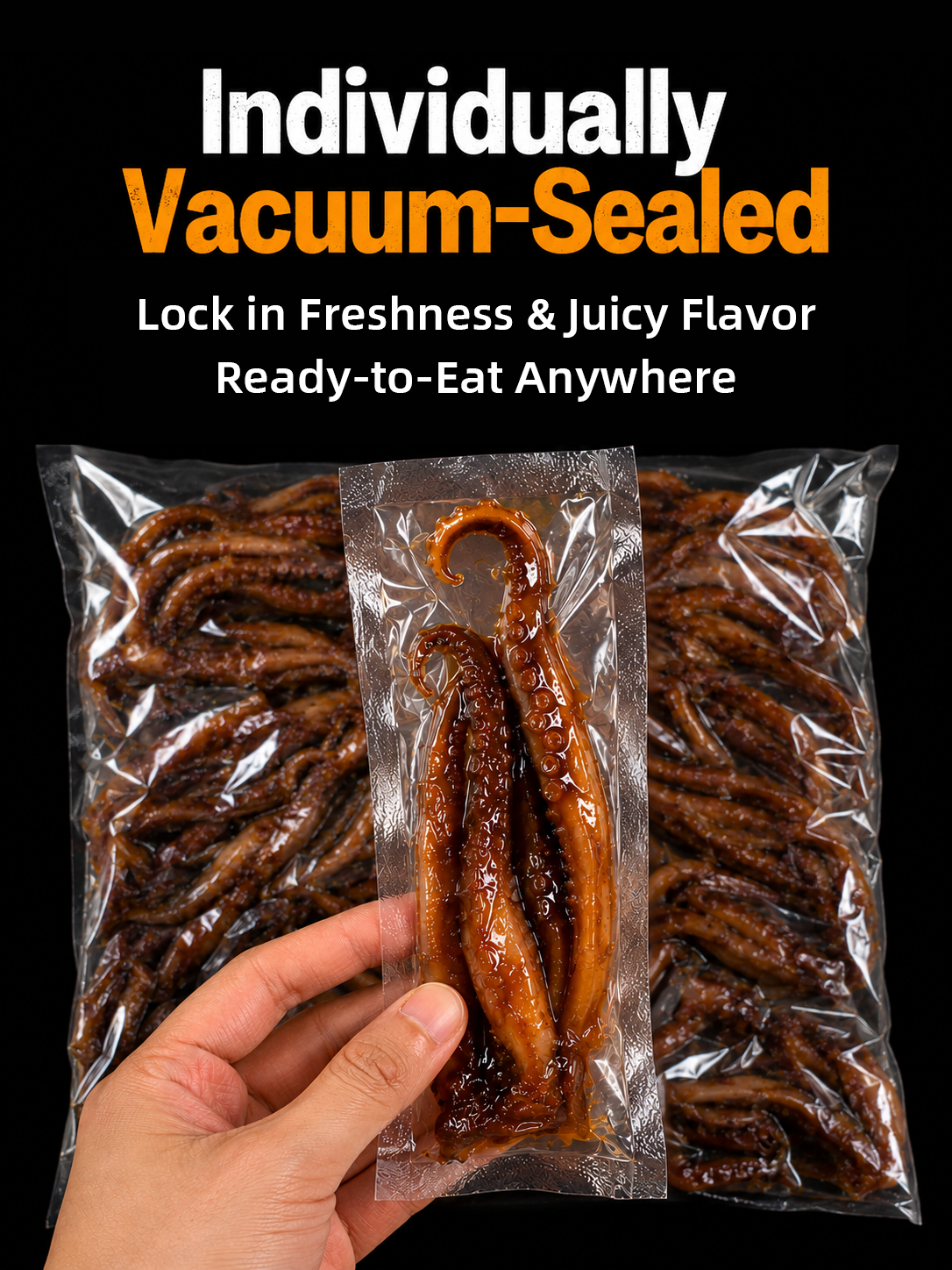 🦑BBQ Roasted Whole Squid Snack – Ready to Eat, Individually Wrapped-Lynn