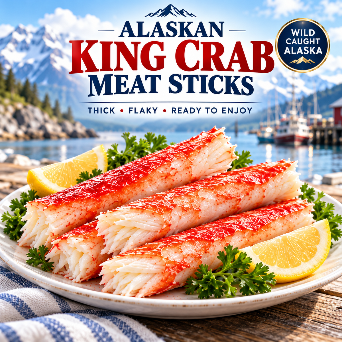 ⭐Premium King Crab Sticks – One Bite and You’ll Understand the Hype-IVY