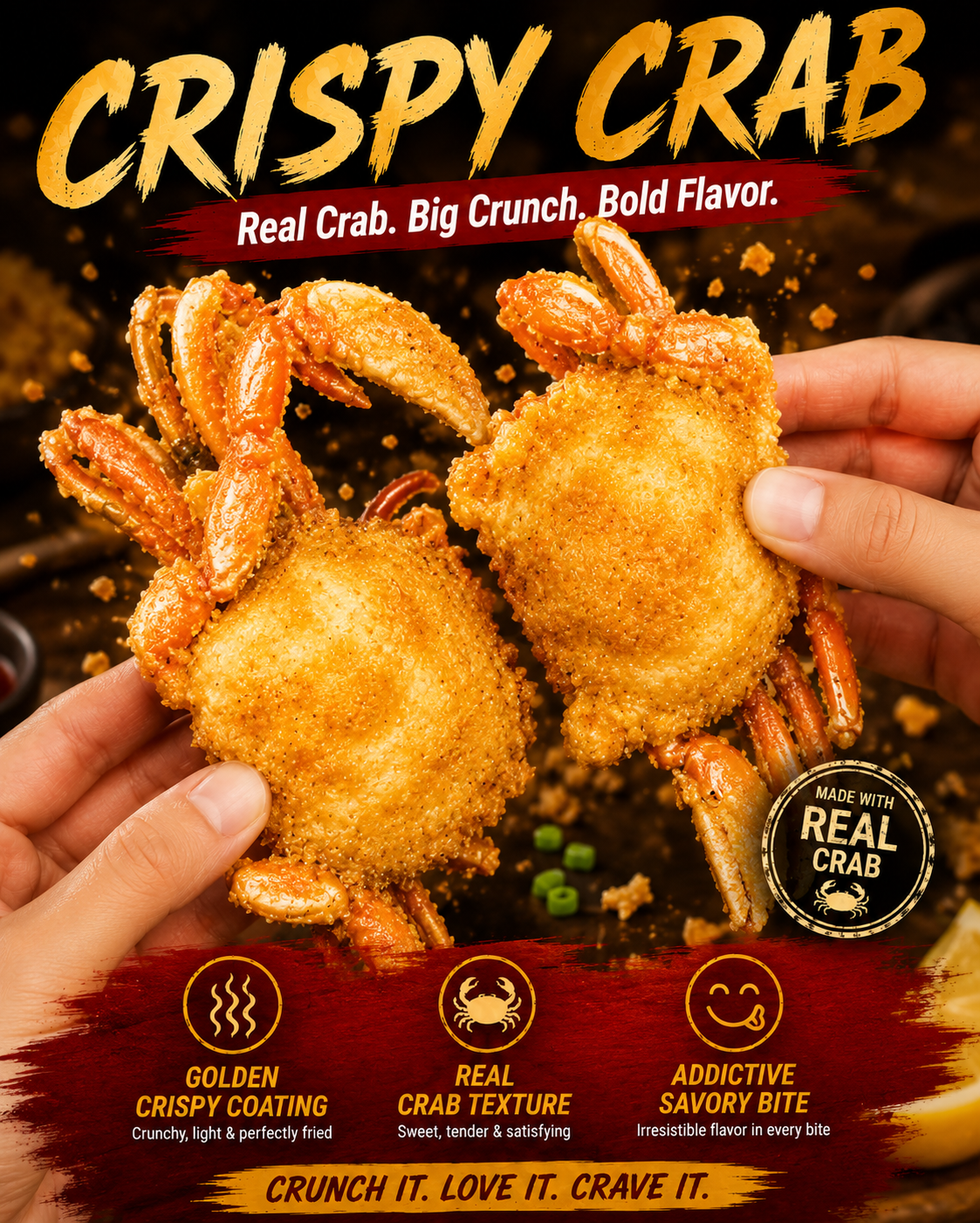 🔥🔥🔥Crispy Snow Crab Snack – Ocean-Fresh Flavor in Every Crunch-Lynn