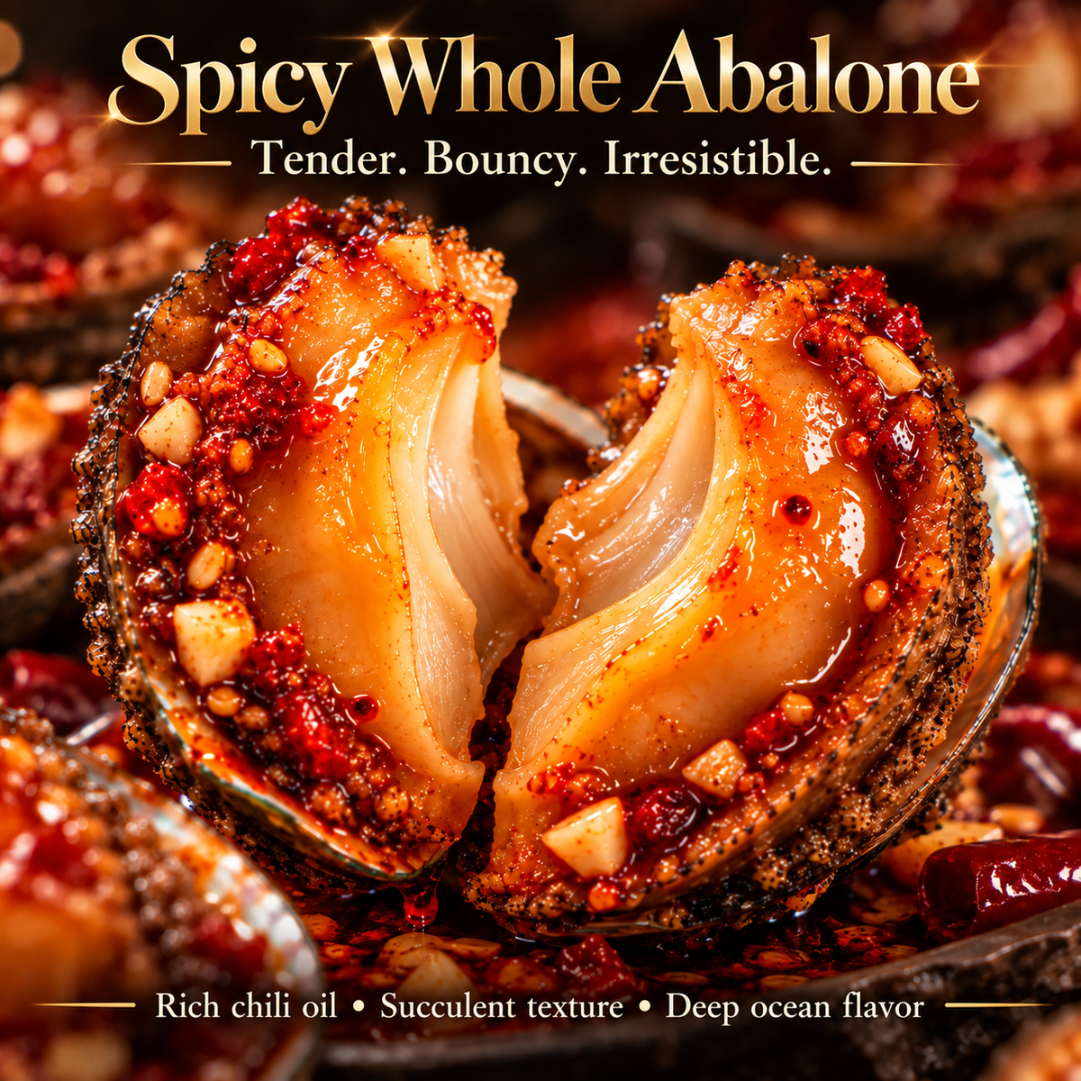 🌶️ Spicy Whole Abalone – Tender, Juicy & Ready to Enjoy-IVY