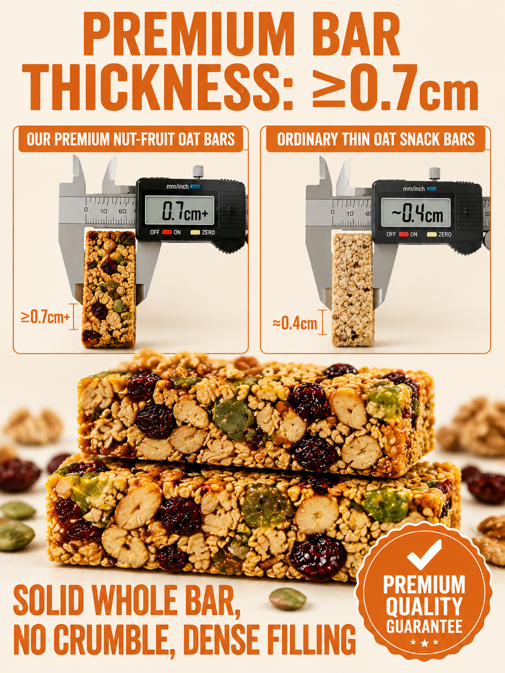 🥚Oat Protein Granola Bars Low Calorie Snack-Lynn