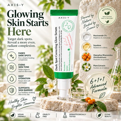 ✨ AXIS-Y Dark Spot Correcting Glow Serum – Fade the Look of Dark Spots & Brighten Uneven Skin Tone-IVY