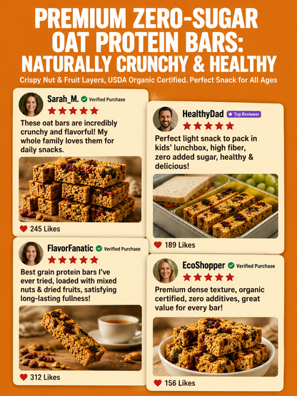 🥚Oat Protein Granola Bars Low Calorie Snack-Lynn