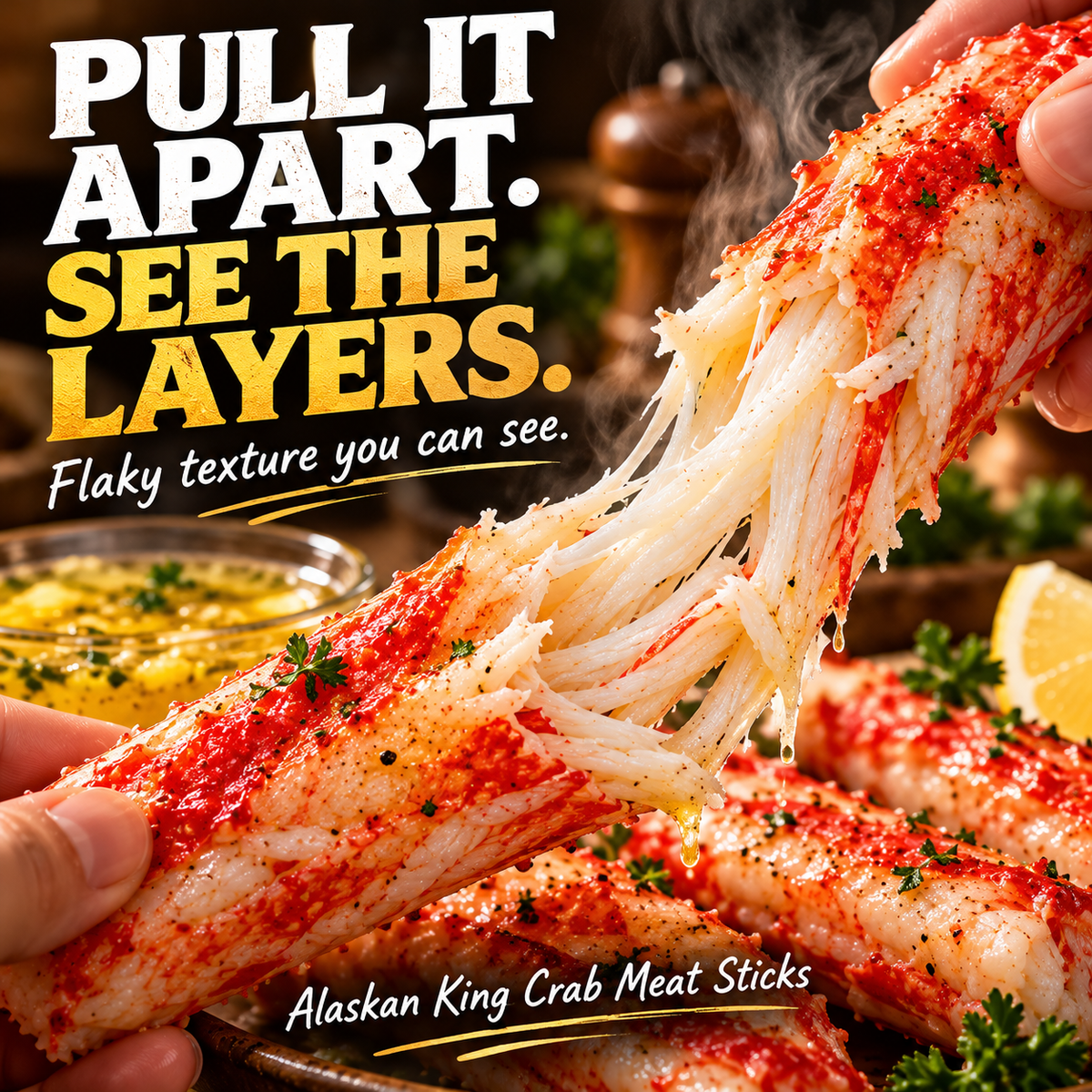 ✨ Alaskan King Crab Meat Sticks – Big, Meaty & Seriously Satisfying-IVY