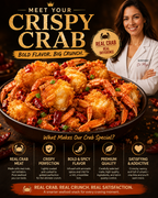 🦀Whole Snow Crab Crunch – Bold, Savory & Seriously Satisfying-Lynn