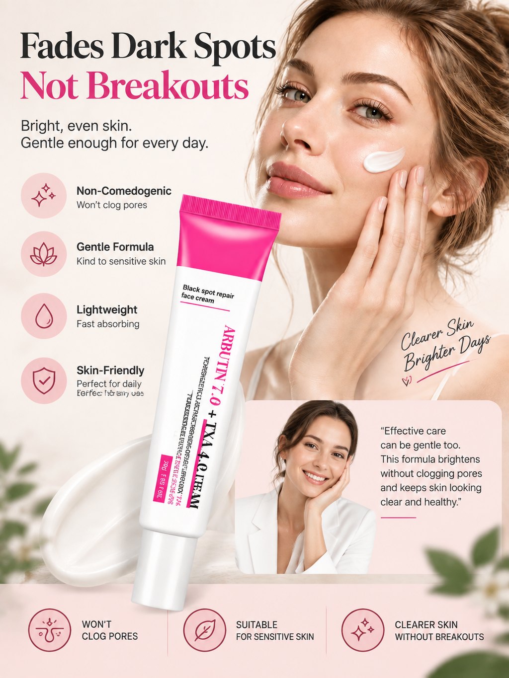 🧴Dark Spot Repair Face Cream Target Stubborn Dark Spots & Reveal Brighter, More Even-Looking Skin-JGG