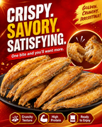 High-protein ready-to-eat deep-sea fish crisps-Lynn