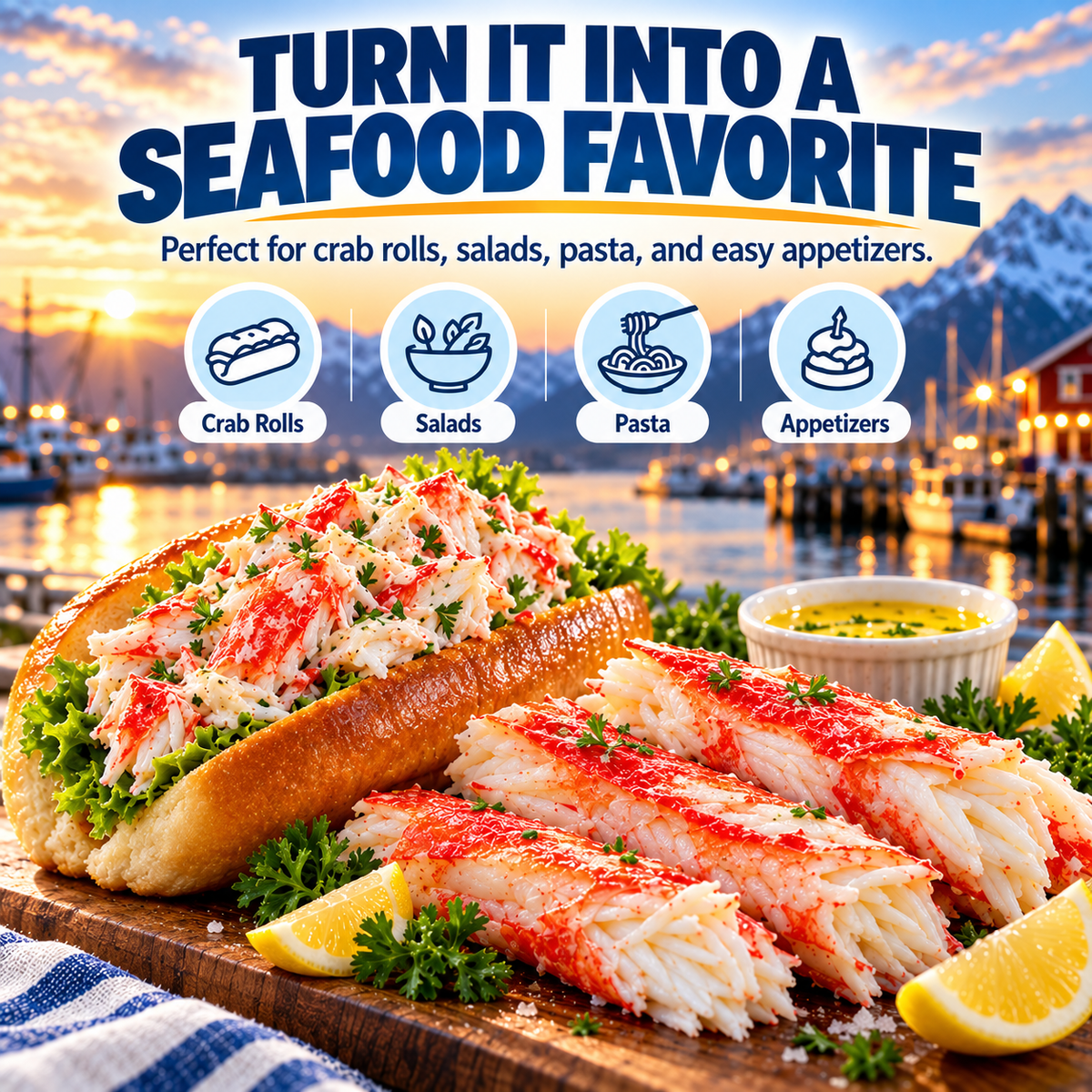 ⭐Premium King Crab Sticks – One Bite and You’ll Understand the Hype-IVY