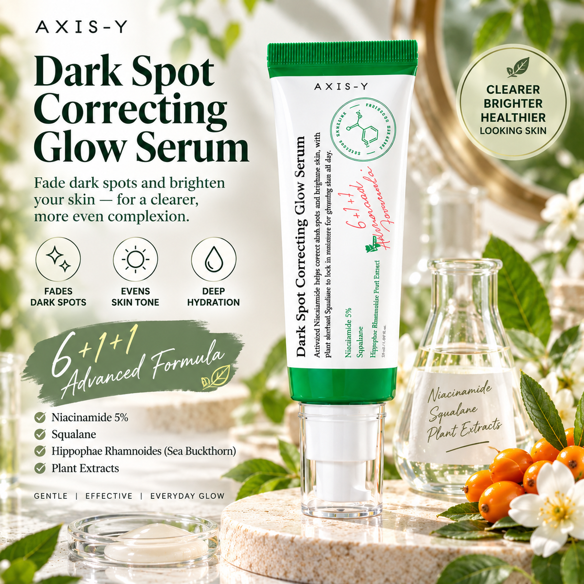 ✨ AXIS-Y Dark Spot Correcting Glow Serum – Fade the Look of Dark Spots & Brighten Uneven Skin Tone-IVY