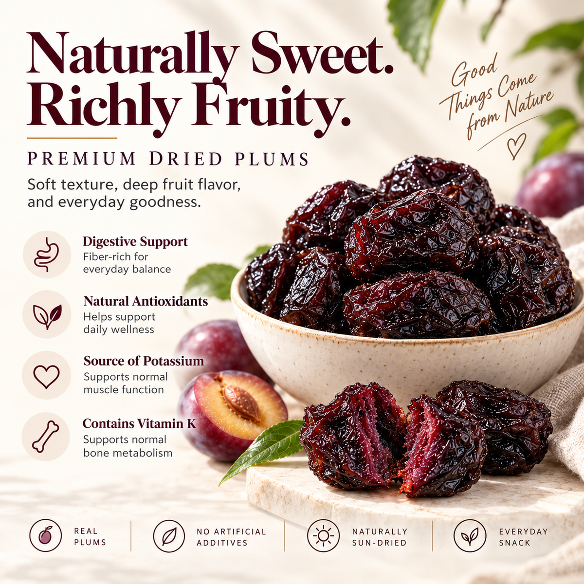 ✨ Premium Red Plum Fruit – Rich, Tender & Bursting with Sweet-Tart Goodness-IVY