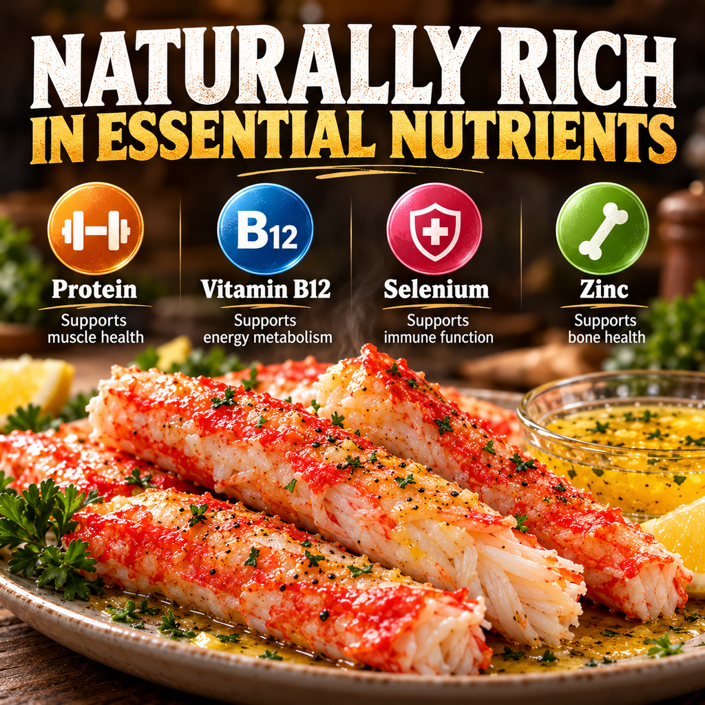 ✨ Alaskan King Crab Meat Sticks – Big, Meaty & Seriously Satisfying-IVY