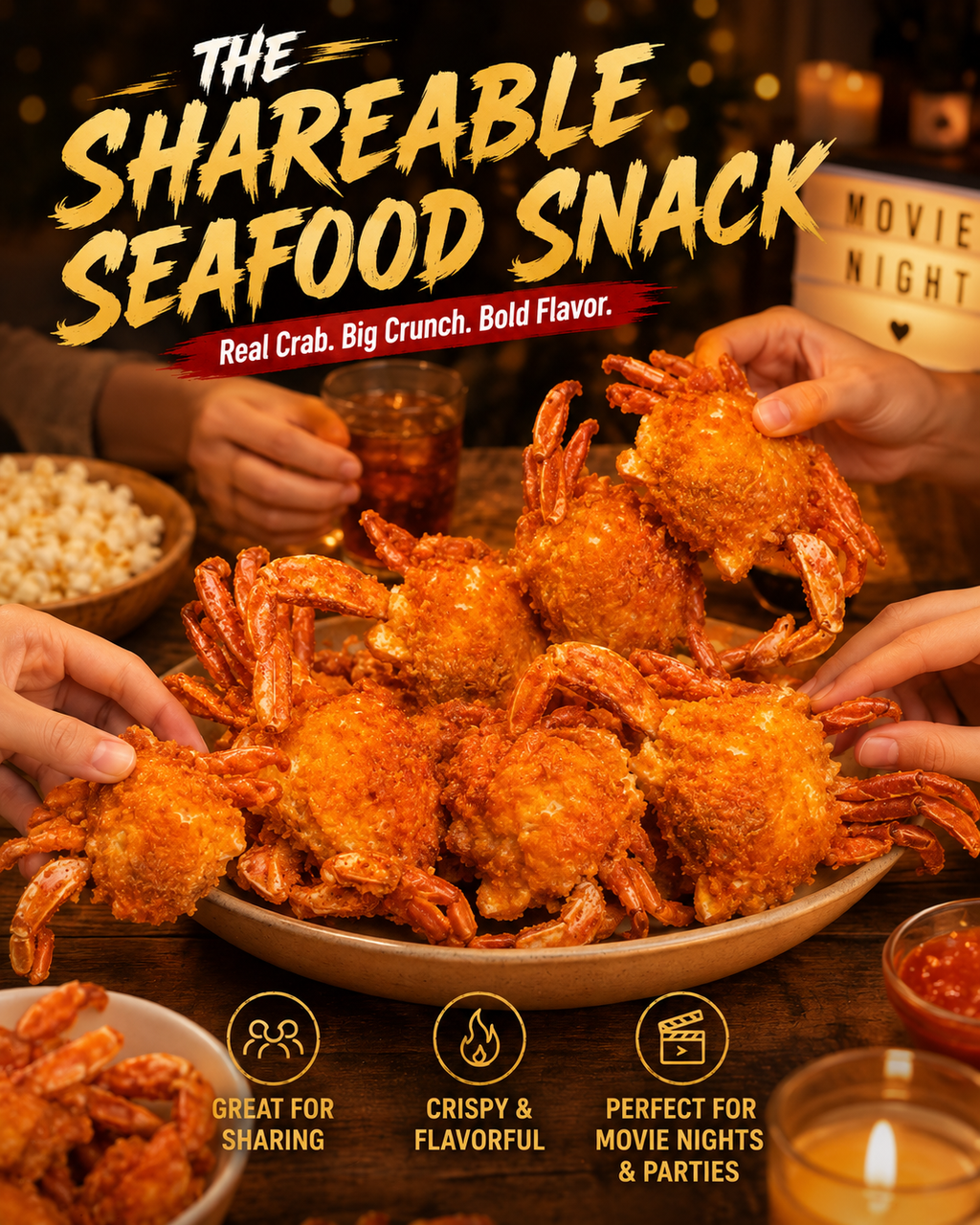 🦀Whole Snow Crab Crunch – Bold, Savory & Seriously Satisfying-Lynn