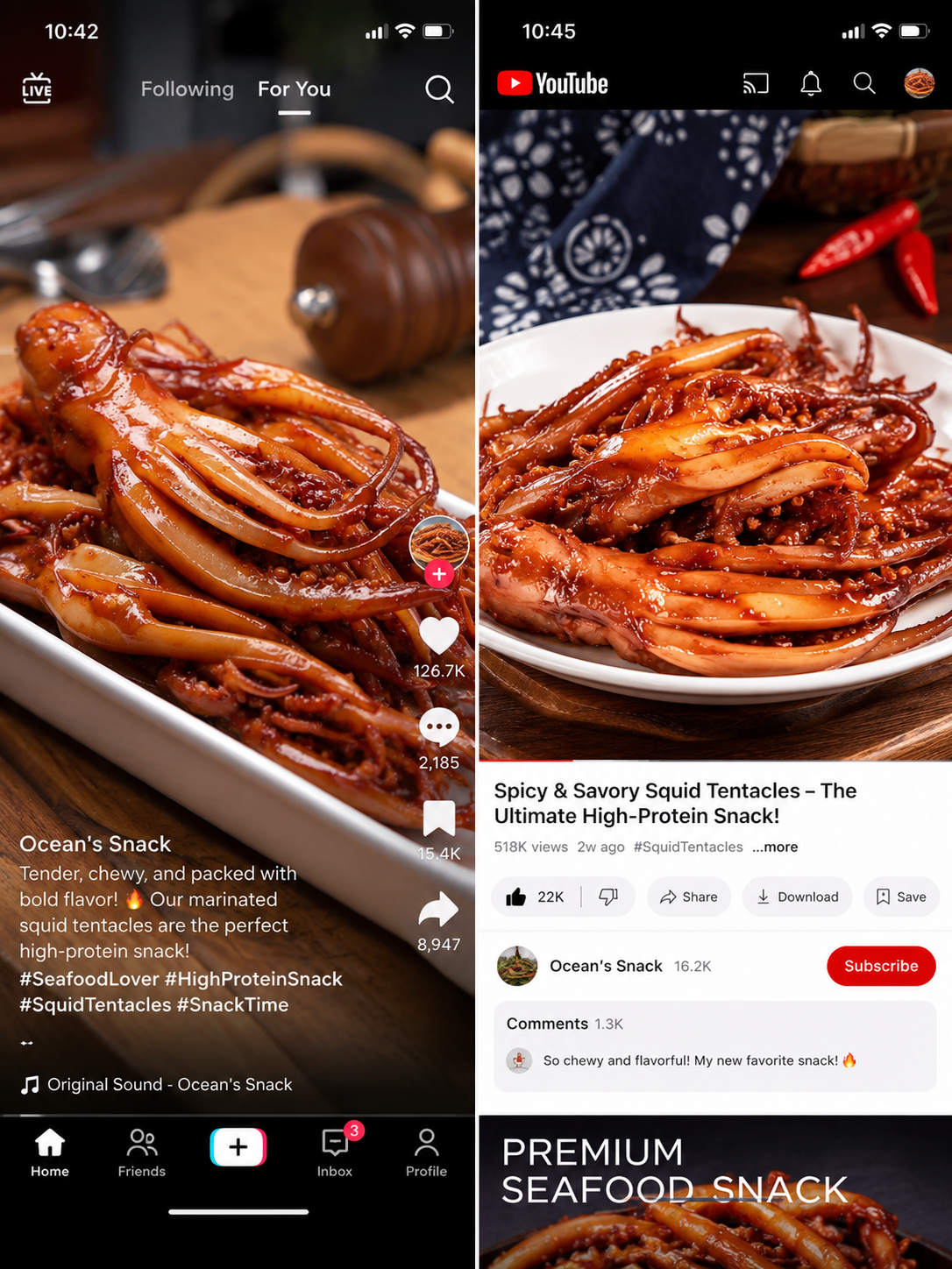 🦑BBQ Roasted Whole Squid Snack – Ready to Eat, Individually Wrapped-Lynn