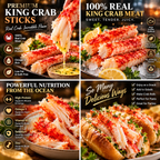 ✨ Alaskan King Crab Meat Sticks – Big, Meaty & Seriously Satisfying-IVY